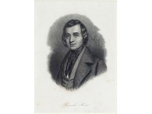 Antik acélmetszet HEINRICH HEINE