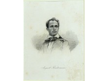 Antik acélmetszet AUGUST KINDERMANN
