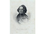 Antik acélmetszet CHARLES DICKENS