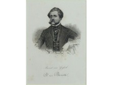 Antik acélmetszet G. VON BERNERK