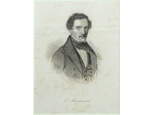 Antik acélmetszet E. BENDEMANN