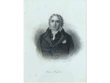 Antik acélmetszet IVAN KRYLOV