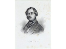 Antik acélmetszet A. DREYSHOCK
