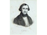 Antik acélmetszet L. GALLAIT