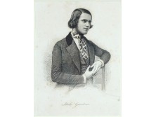 Antik acélmetszet ITALO GARDONI