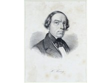 Antik acélmetszet H. KOENIG