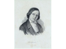 Antik acélmetszet HERLOFSSOHN