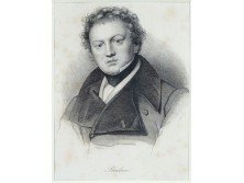 Antik acélmetszet STEUBEN