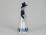 Jelzet GDR porcelán női figura csengő 19 cm