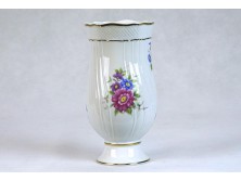 Hollóházi porcelán váza díszváza 17.5 cm