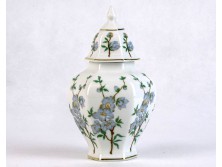 Hollóházi porcelán urnaváza 14 cm