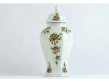 Régi jelzett német porcelán urnaváza 21 cm