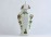 Régi jelzett német porcelán urnaváza 21 cm