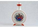 Nagyméretű magyaros porcelán kulacs
