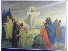 Nagyméretű bibliai jelenet olajnyomat 4.