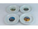 Jelzett Budapest porcelán falitányér sorozat