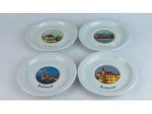 Jelzett Budapest porcelán falitányér sorozat
