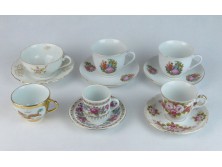 Régi vegyes porcelán kávéscsésze csomag