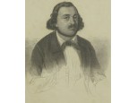 Antik acélmetszet BERTHOLD AUERBACH
