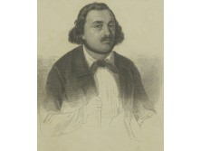 Antik acélmetszet BERTHOLD AUERBACH
