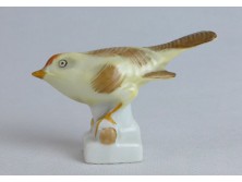 Régi Aquincum porcelán madár figura