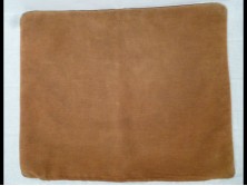 Régi mikroplüss ó-arany párnahuzat 47 x 38