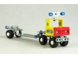 Retro fémépítő játék kamion 24 cm