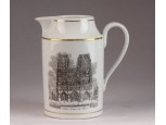 Régi városképes porcelán kiöntő NOTRE DAME