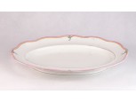 Antik nagyméretű porcelán pecsenyéstál