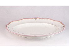 Antik nagyméretű porcelán pecsenyéstál