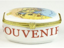 Kisméretű tunéziai porcelán szelence