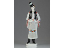 Régi hollóházi porcelán legény 30 cm