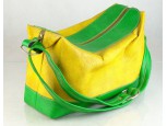 Retro zöld sárga brazil válltáska