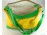 Retro zöld sárga brazil válltáska