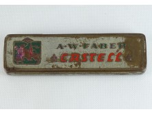 Régi A.W. FABER CASTELL pléh doboz