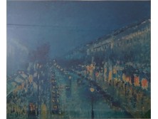 Camille Pissarro Boulevard Montmartre éjjel
