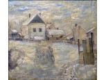 Wanek S. Ferenc : Téli utcakép 1947