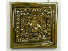 Griffmadaras kerámia falikép 23 x 23 cm