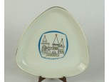 Hollóházi porcelán tál HALÁSZBÁSTYA