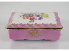 Régi német PM porcelán gyűrűtartó bonbonier