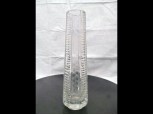 Régi retró csiszolt üveg váza 24 cm