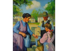 Parobek Alajos : Kútnál 1947