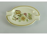 Régi Zsolnay porcelán vajszínű hamutál