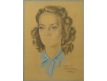 Faragó Ferenc : Női portré 1942