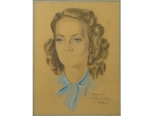 Faragó Ferenc : Női portré 1942