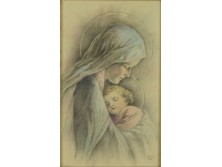 Dévényi : Madonna gyermekével 1958