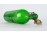 Régi csatos KRISTÁLY üveg palack 30 cm