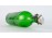 Régi csatos KRISTÁLY üveg palack 30 cm