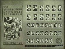 Régi SZEGEDI VEDRES tablókép 1952-56