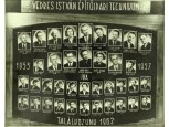 Régi SZEGEDI VEDRES tablókép 1953-57